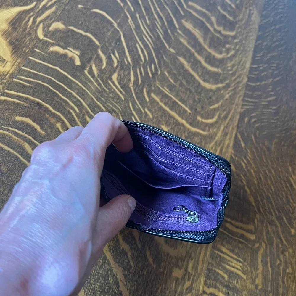Coach Multicolor Op Art Satin Wristlet